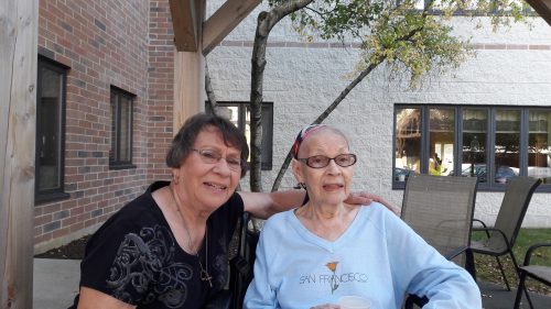 Phyllis and her sister, Dorothy